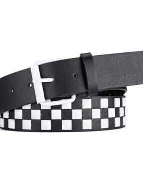 Women's Faux Leather Belt Punk Rock Pyramid Stud Goth Style Spiked Casual